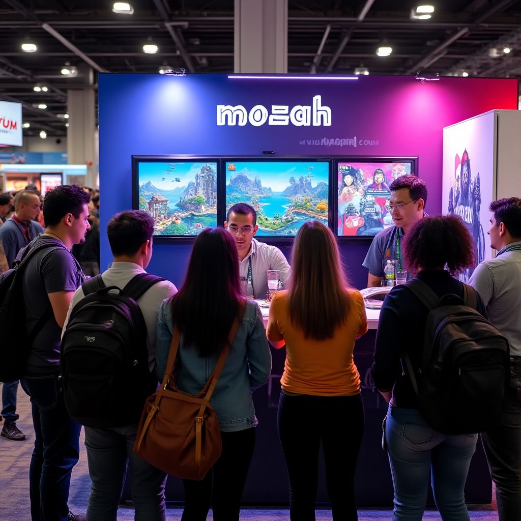 Mouzah team at PAX Australia gaming convention